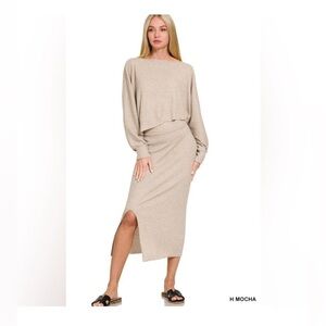 Zenana top and skirt set